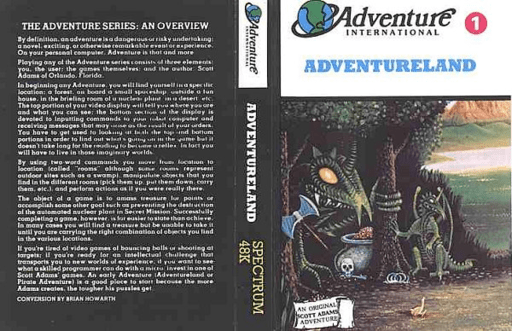 Adventureland box art for ZX Spectrum